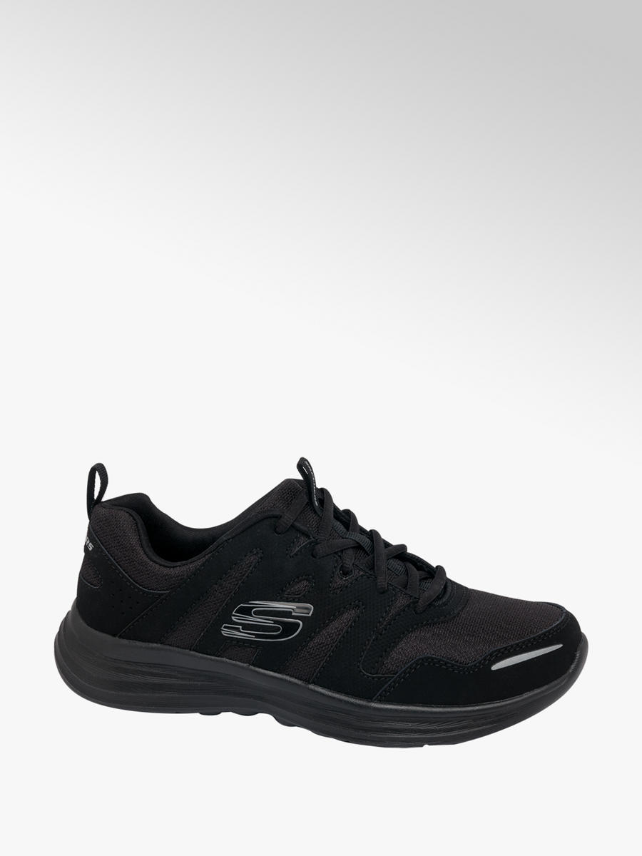 Ladies black hot sale skechers size 7